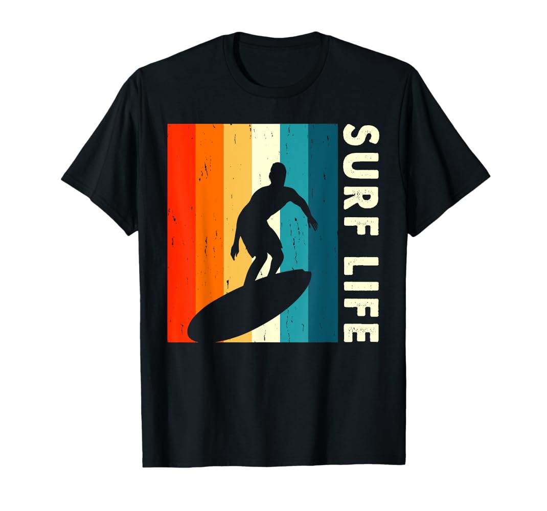 Amazon | サーファーライフ Tシャツ | Tシャツ・カットソー 通販